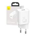 Baseus Super Si USB-C snabbladdare 25W - vit