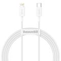 Baseus Superior Series USB-C / Lightning-kabel - 1.5m, 20W (Öppen Förpackning - Utmärkt) - Vit