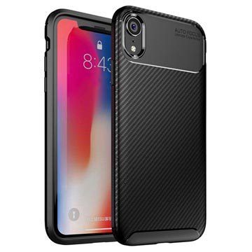 Beetle Kolfiber iPhone XR Skal - Svart