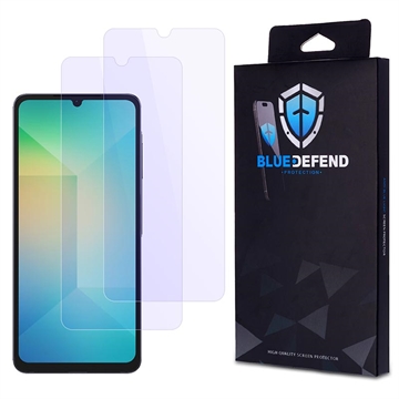 Samsung Galaxy A06 BlueDefend Anti-Blue Light skärmskydd av härdat glas - 2 st.