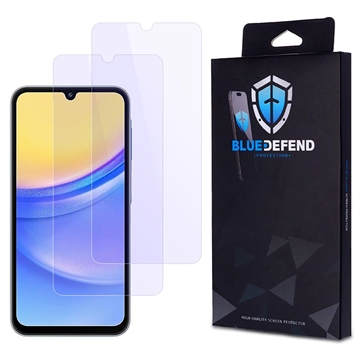 Samsung Galaxy A15 BlueDefend Anti-Blue Light skärmskydd av härdat glas - 2 st.