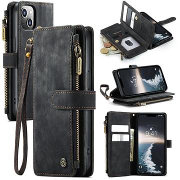 iPhone 15 Caseme C30 Multifunktionell Plånboksfodral - Svart