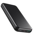 Choetech 18W Power Bank med. USB-A QC, USB-C PD - 10000mAh - Svart