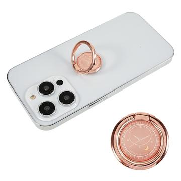 Compass Style Ringhållare för Smartphones - Rosa