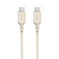 Dudao L7SCC1M USB-C till USB-C-kabel - 100W, 1m - Vit