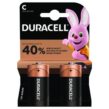 Duracell Basic LR14/C-batterier - 2 st.