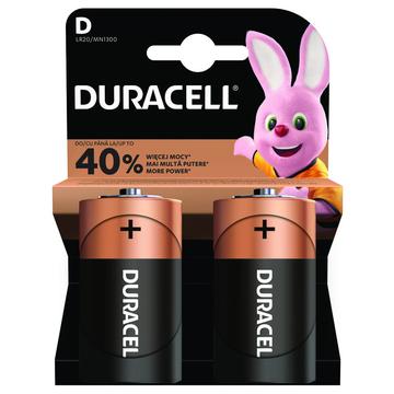 Duracell Basic LR20/D-batterier - 2 st.