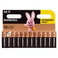 Duracell Basic LR6/AA Alkaline-batterier - 12 st.