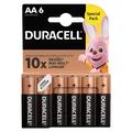 Duracell Basic LR6/AA-batterier - 6 st.