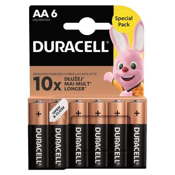 Duracell Basic LR6/AA-batterier - 6 st.