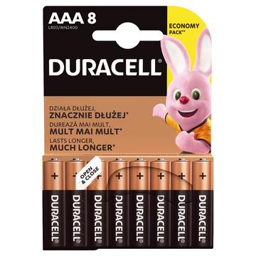 Duracell DuraLock C&B LR03/AAA-batterier - 8 st.