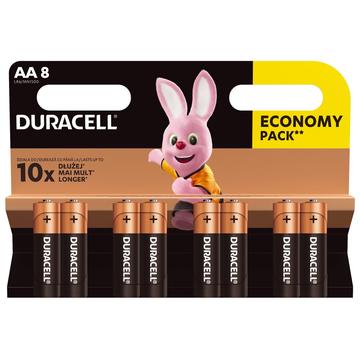 Duracell DuraLock C&B LR6/AA-batterier - 8 st.