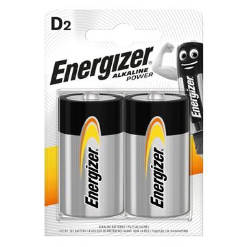 Energizer Alkaline Power LR20/D-batterier - 2 st.