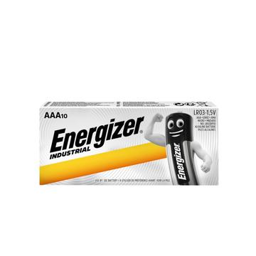 Energizer Industrial LR03/AAA Alkaline-batterier - 10 st.