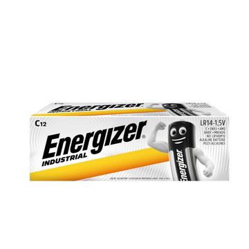 Energizer Industrial LR14/C Alkaliska batterier - 12 st.