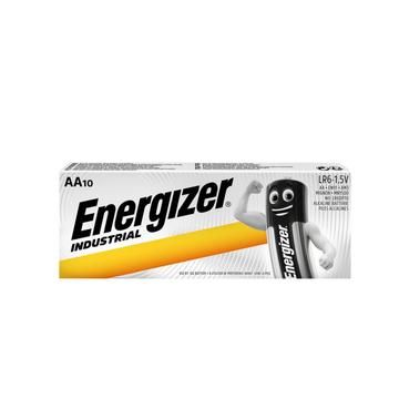 Energizer Industrial LR6/AA Alkaline-batterier - 10 st.