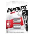 Energizer litiumfoto CR2-batteri 3V - 2 st.