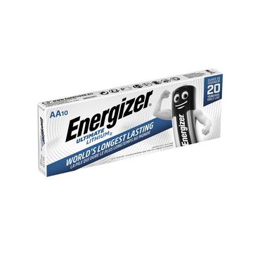 Energizer Ultimate Lithium LR6/AA-batterier - 10 st.