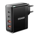 Essager ES-CD37 100W snabbladdare - EU-kontakt - Svart