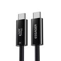 Essager Thunderbolt 4.0 USB-C-kabel 1m - 240W snabbladdning, 8K 60Hz video - Svart