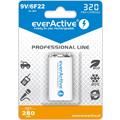 EverActive Professional Line EVHRL22-320 Uppladdningsbart 9V-batteri 320mAh