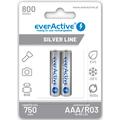 EverActive Silver Line EVHRL03-800 Uppladdningsbara AAA-batterier 800mAh - 2 st.