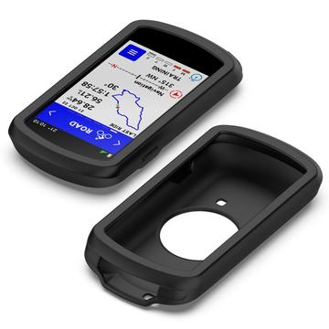 Garmin Edge 1040 Reptåligt mjukt silikonfodral Cykel GPS-dator Skyddshölje - Svart