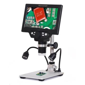 G1200D Digitalt mikroskop med 7" LCD-skärm, LED-ljus - 12MP