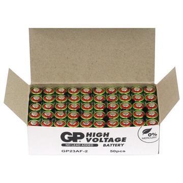 GP högspänningsbatterier MN21/23A 12V - 50 st.