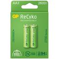 GP ReCyko 2700 Uppladdningsbara AA-batterier 2600mAh