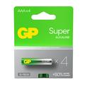 GP Super G-Tech LR03/AAA alkaliska batterier 1000mAh - 4 st.