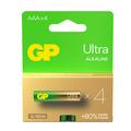 GP Ultra G-Tech LR03/AAA-batterier - 4 st.