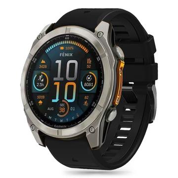 Garmin Fenix 5/6/6 Pro/7/8/E Tech-Protect Silikonlinjerem - 47mm - Svart