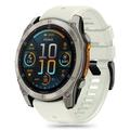 Garmin Fenix 5/6/6 Pro/7/8/E Tech-Protect Silikonlinjerem - 47mm - Titan