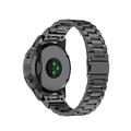 Garmin Fenix 5S/5S Plus/6S/6S Plus/7S Stainless Steel Rem - Svart