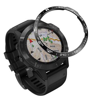 Garmin Fenix 6/6 Pro Klocka med ram i rostfritt stål