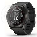 Garmin Fenix 7X Pro Härdat Glas Skärmskydd - 9H - Klar - 2 stk