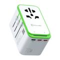 GlocalMe RoamPlug reseadapter med 4G/LTE Wi-Fi Hotspot - 70W - Vit