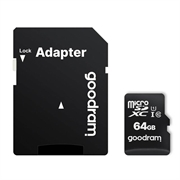 GoodRam MicroSDHC-minneskort M1AA-0640R12 - Klass 10 - 64GB