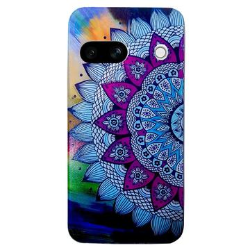 Google Pixel 8a Stiligt Ultra-Slim TPU-skal - Mandala blomma