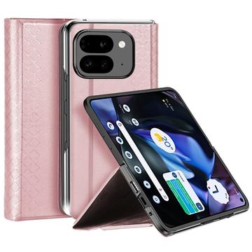 Google Pixel 9 Pro Fold Dux Ducis Bril Flipfodral - Rosa