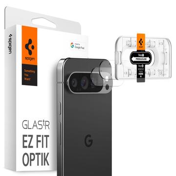 Google Pixel 9 Pro Spigen Glas.tR Ez Fit Optik Kameralinsskydd - 2 St. - Klar