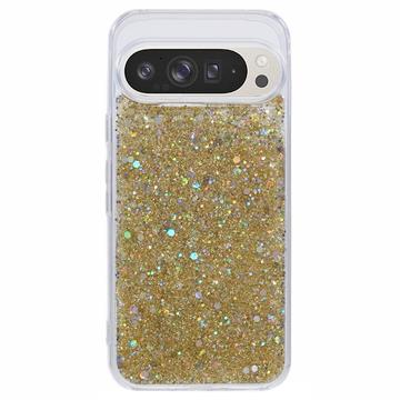 Google Pixel 9 Pro XL Glitter Flakes TPU-skal