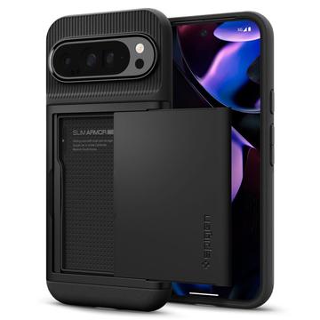 Google Pixel 9 Pro XL Spigen Slim Armor CS Skal - Svart