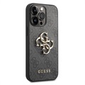 Guess 4G Big Metal Logo iPhone 14 Pro Max Hybrid Skal - Svart