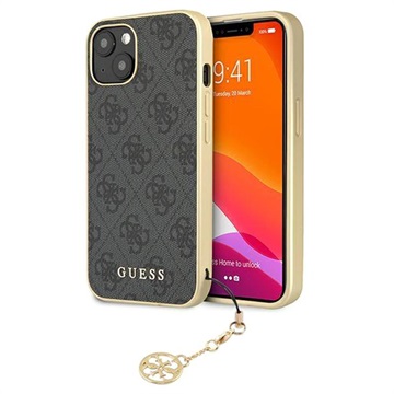 Guess 4G Charms Collection iPhone 13 Hybrid Skal - Grå