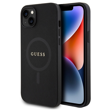 iPhone 15 Guess Saffiano Hybrid Skal - MagSafe Kompatibel