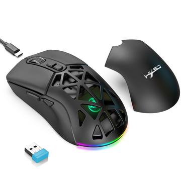 HXSJ T26 RGB Bakgrundsbelyst Trådlös mus / Bluetooth-mus 4800 DPI