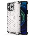 Honeycomb Armored iPhone 14 Pro Max Hybridskal - Genomskinlig