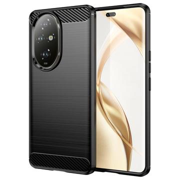 Honor 200 Pro Borstat TPU Skal - Kolfiber